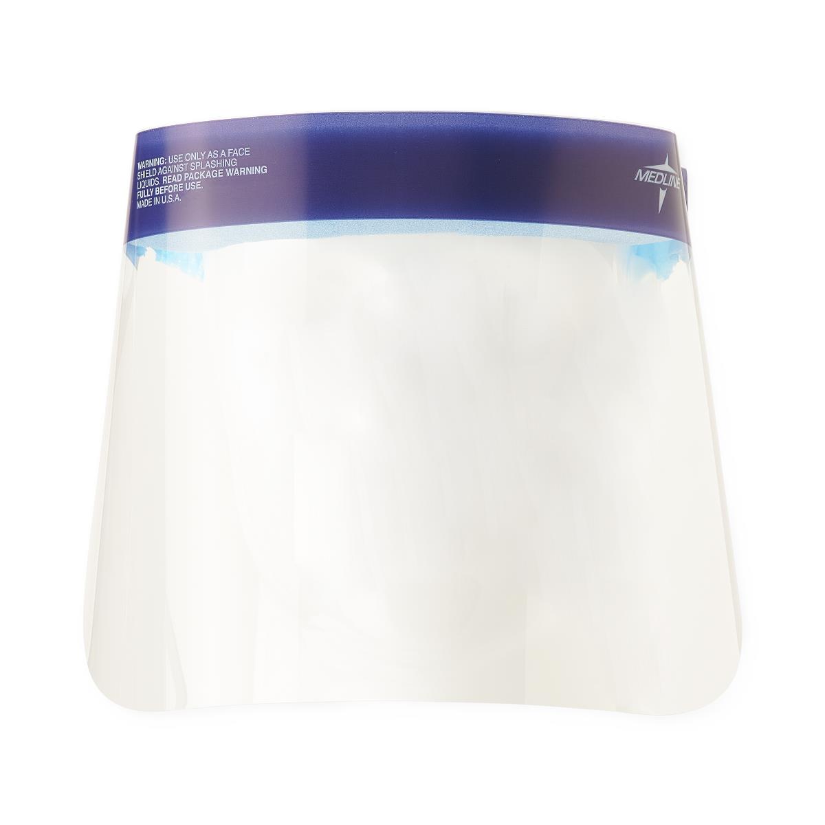 Face Shield Disposable With Foam Top And Elastic Band Latex-free