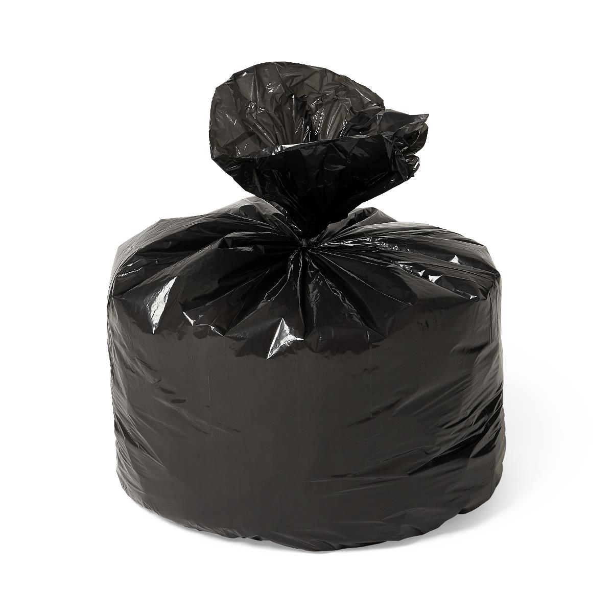 Garbage Bag 24" X 23" Low Density 0.35 Mil Regular Strength Black Case/500