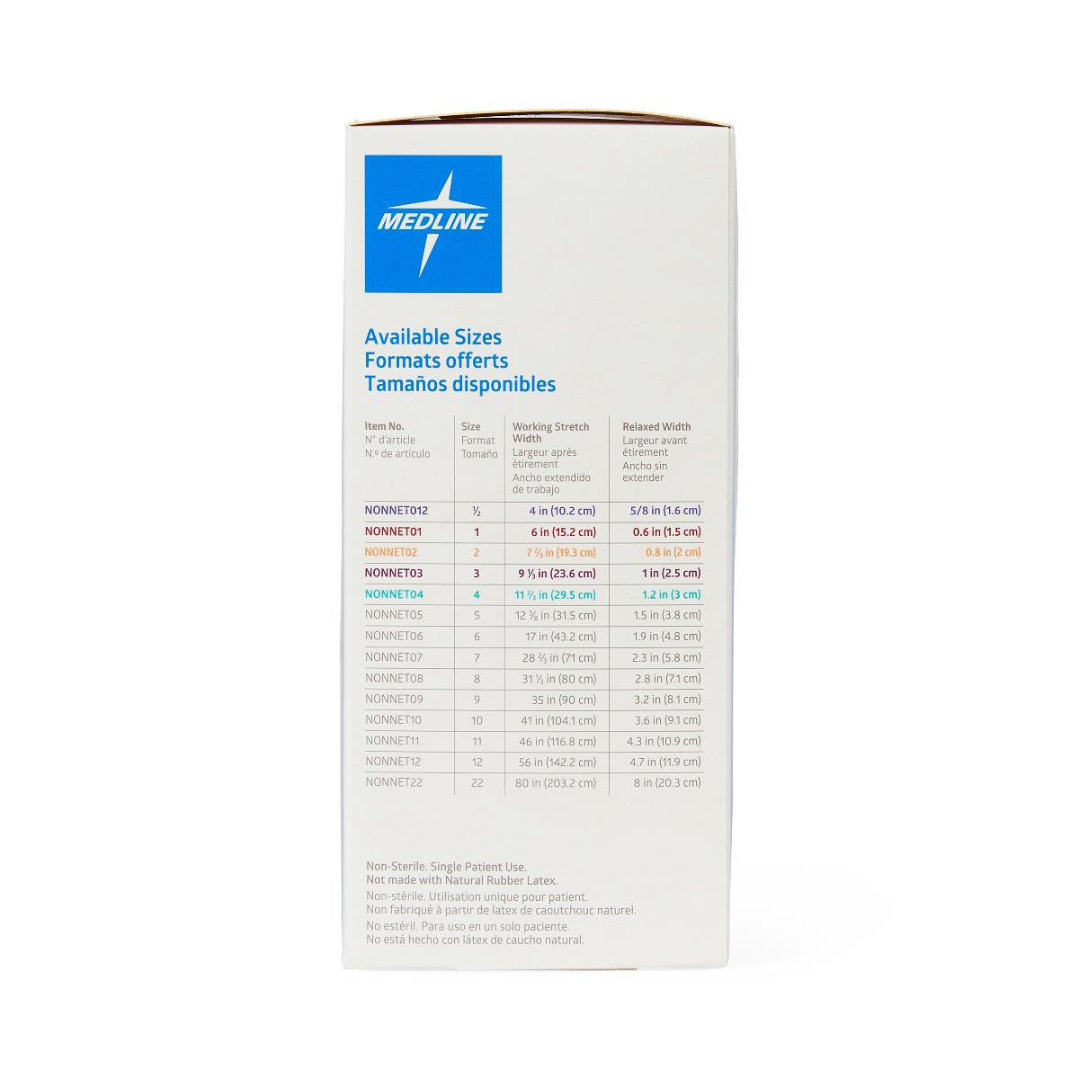 Medline Stretch Tubular Elastic Dressing Retention Nets 25 yd Roll