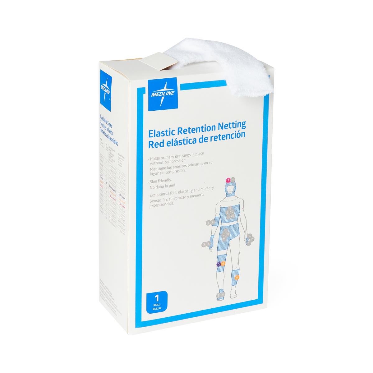 Medline Stretch Tubular Elastic Dressing Retention Nets 25 yd Roll