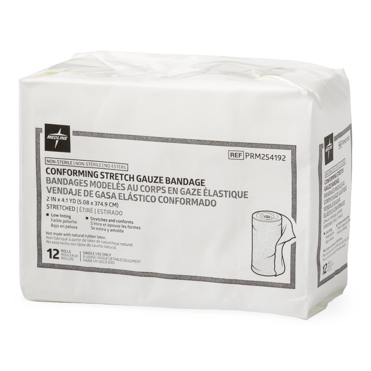 Medline Sterile Conforming Stretch Gauze Bandages