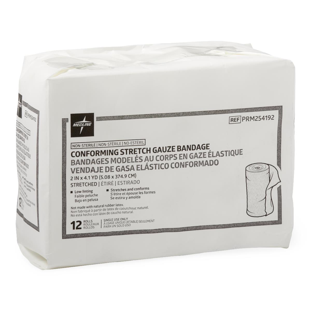 Medline Sterile Conforming Stretch Gauze Bandages