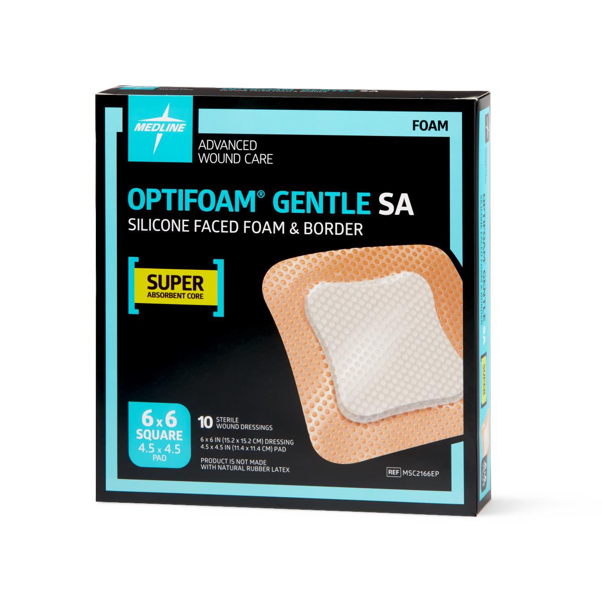 Optifoam Gentle Silicone-Faced Foam Wound Dressings