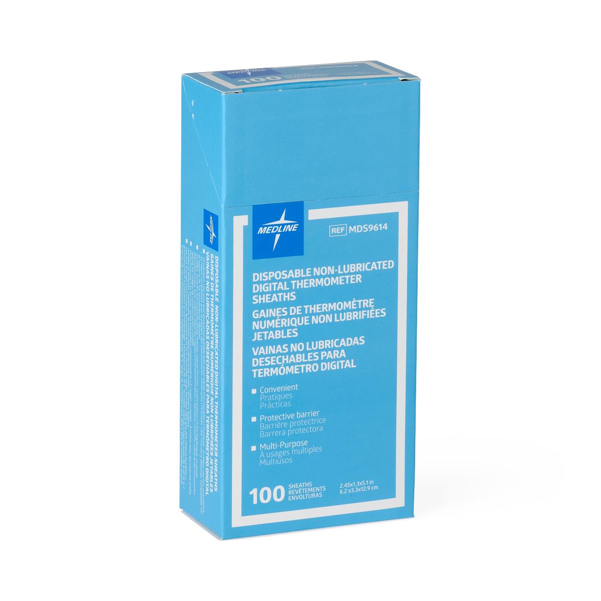 Thermometer Disposable Sheaths For Digital Thermometer Box/100 Each