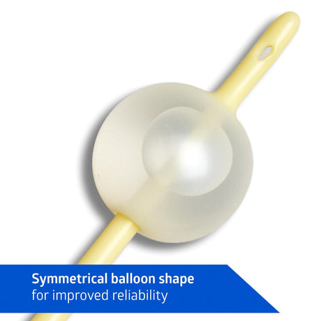 Silicone-elastomer Coated Latex Foley Catheter With Straight Tip (pack Of 12)