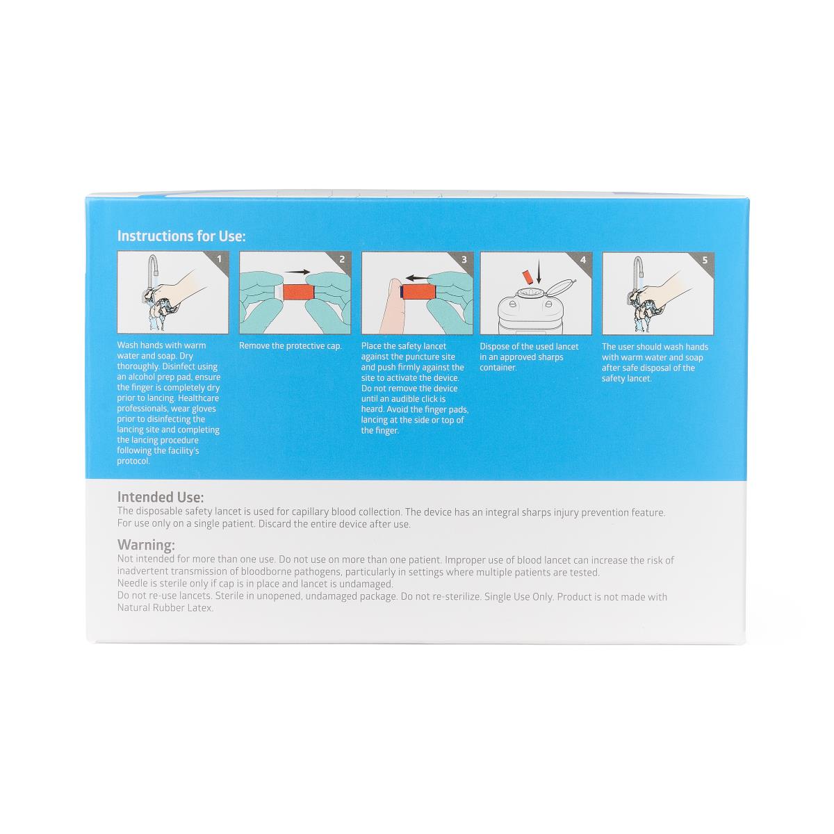 Medline Pressure Activation Safety Lancets