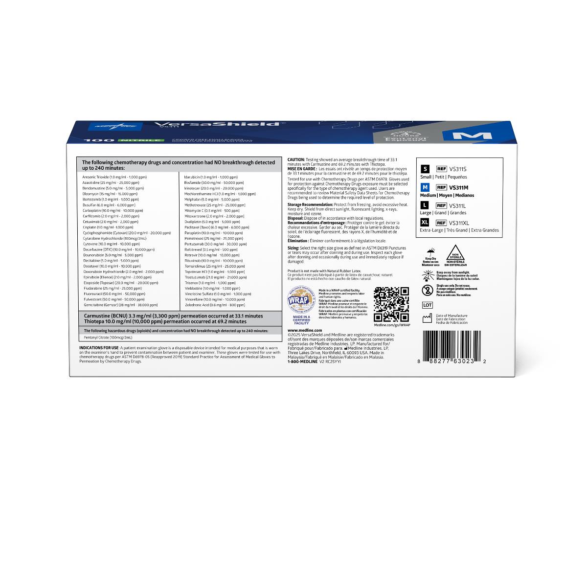 VersaShield Powder-Free Nitrile Exam Gloves