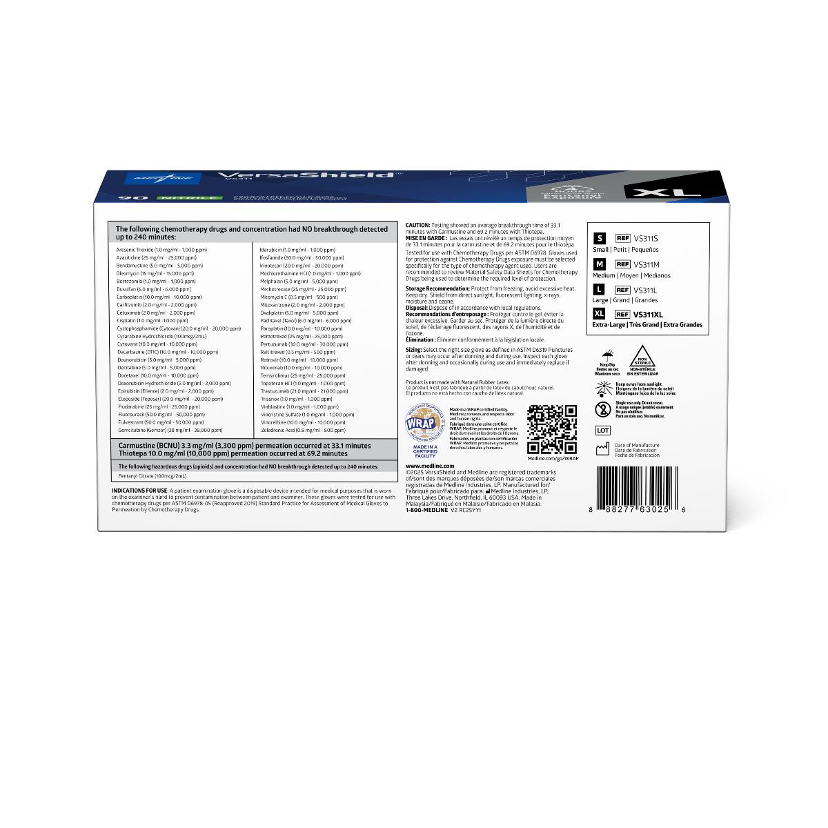 VersaShield Powder-Free Nitrile Exam Gloves