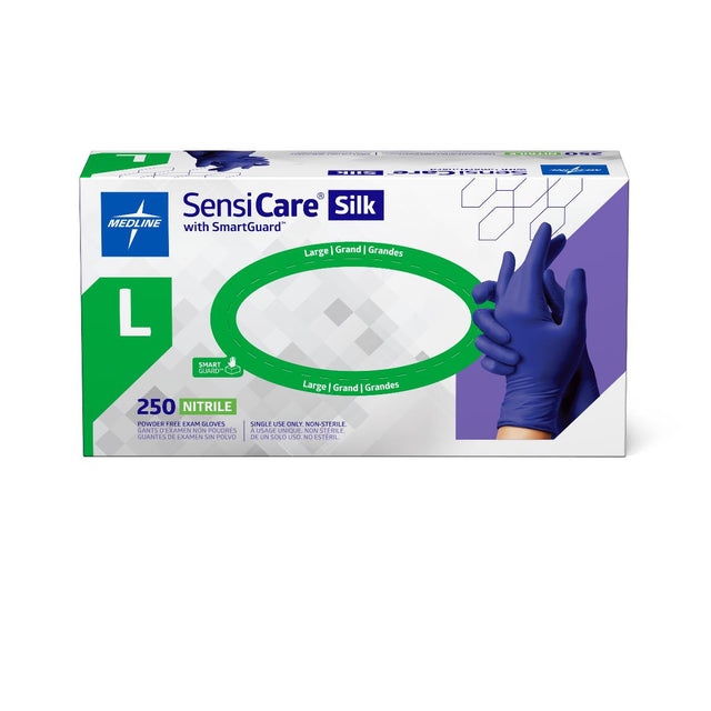 Sensicare Silk Powder-free Nitrile Exam Gloves - BeHope