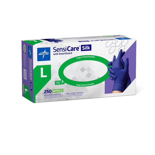 Sensicare Silk Powder-free Nitrile Exam Gloves - BeHope