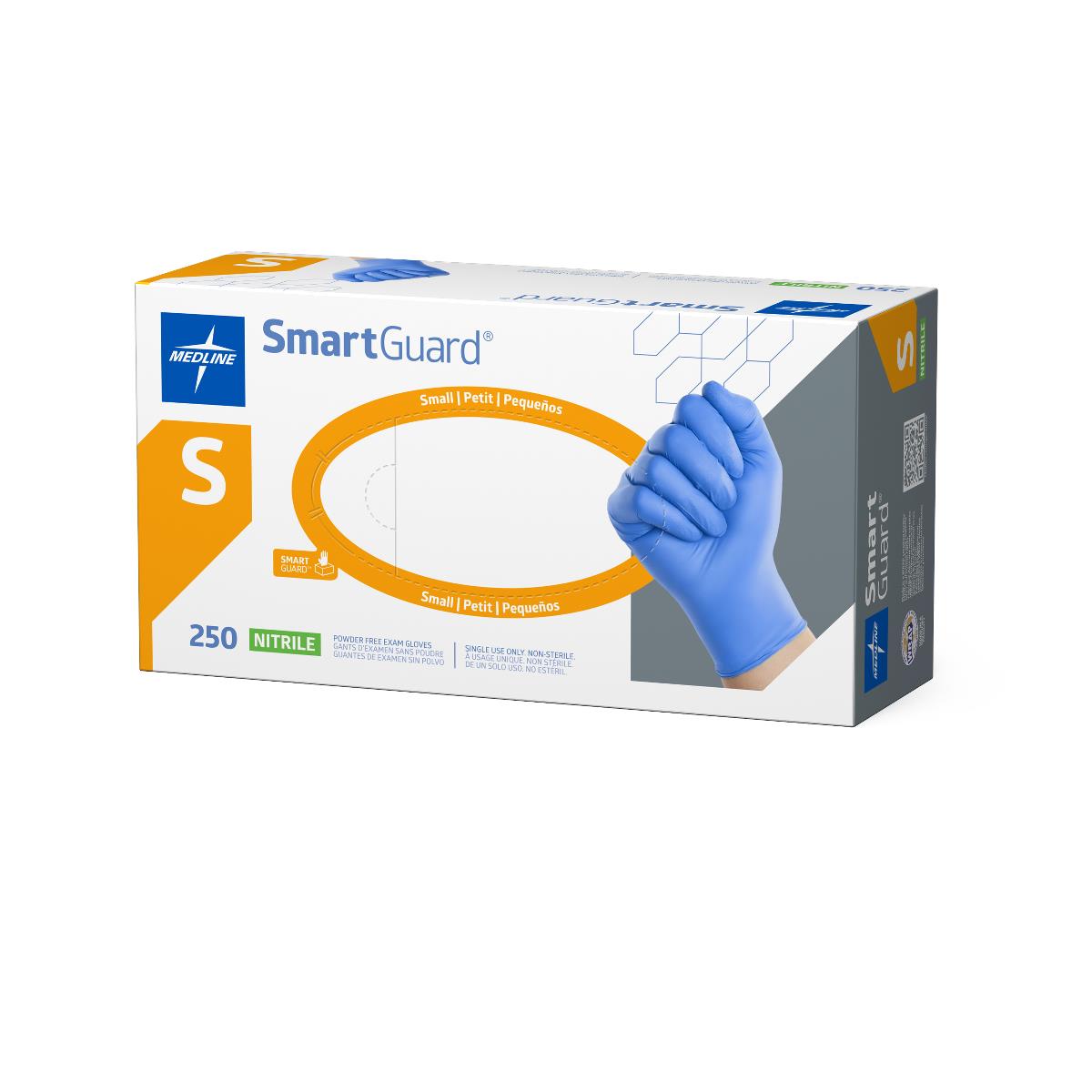 SmartGuard Nitrile Exam Gloves Blue Powder-free