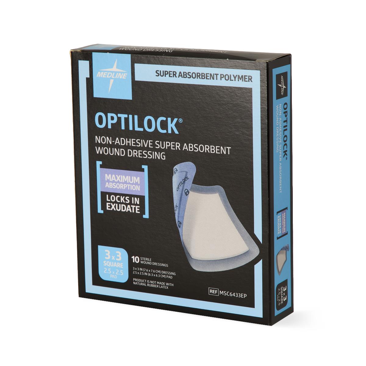 Optilock Non-adhesive Super Absorbent Wound Dressing