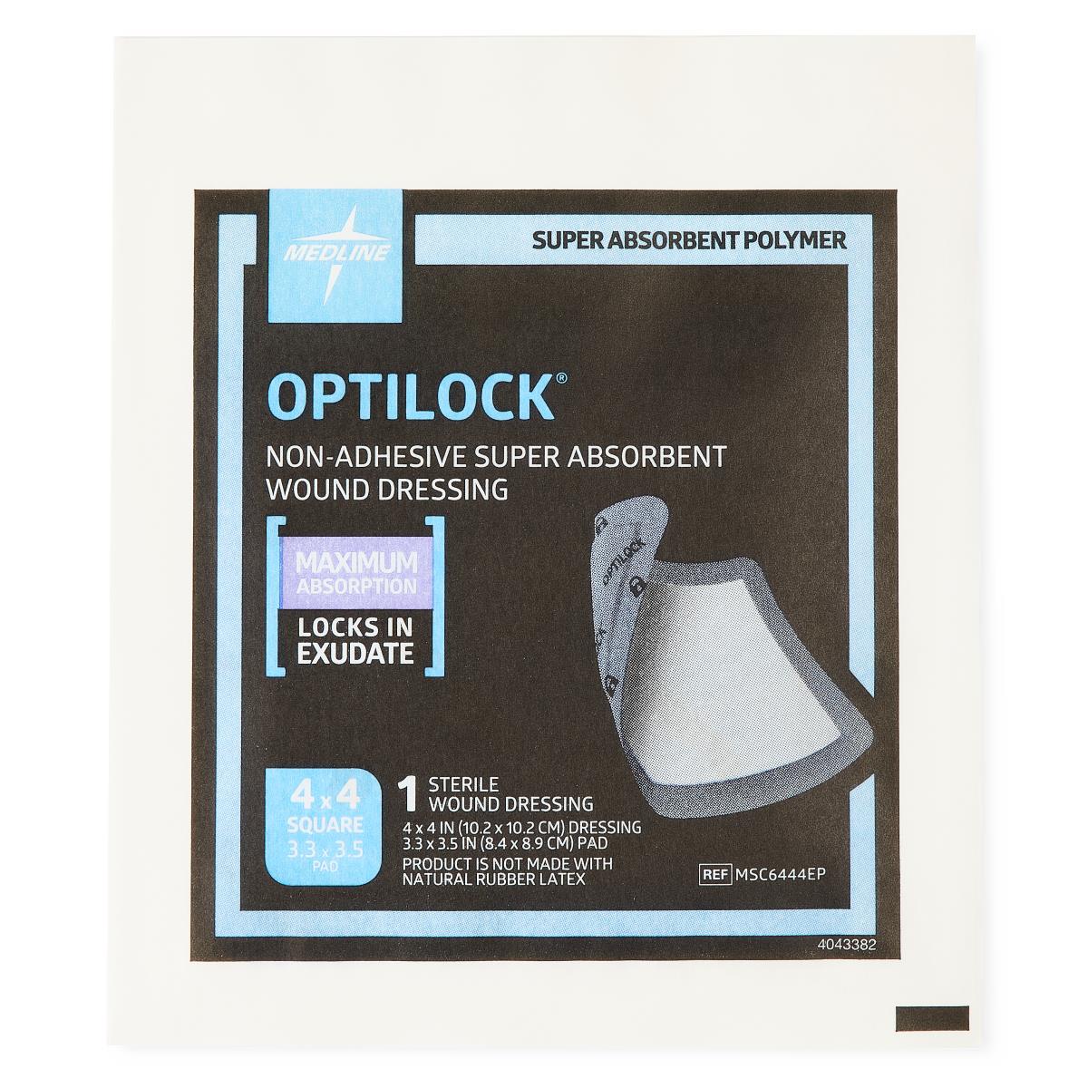 Optilock Non-adhesive Super Absorbent Wound Dressing