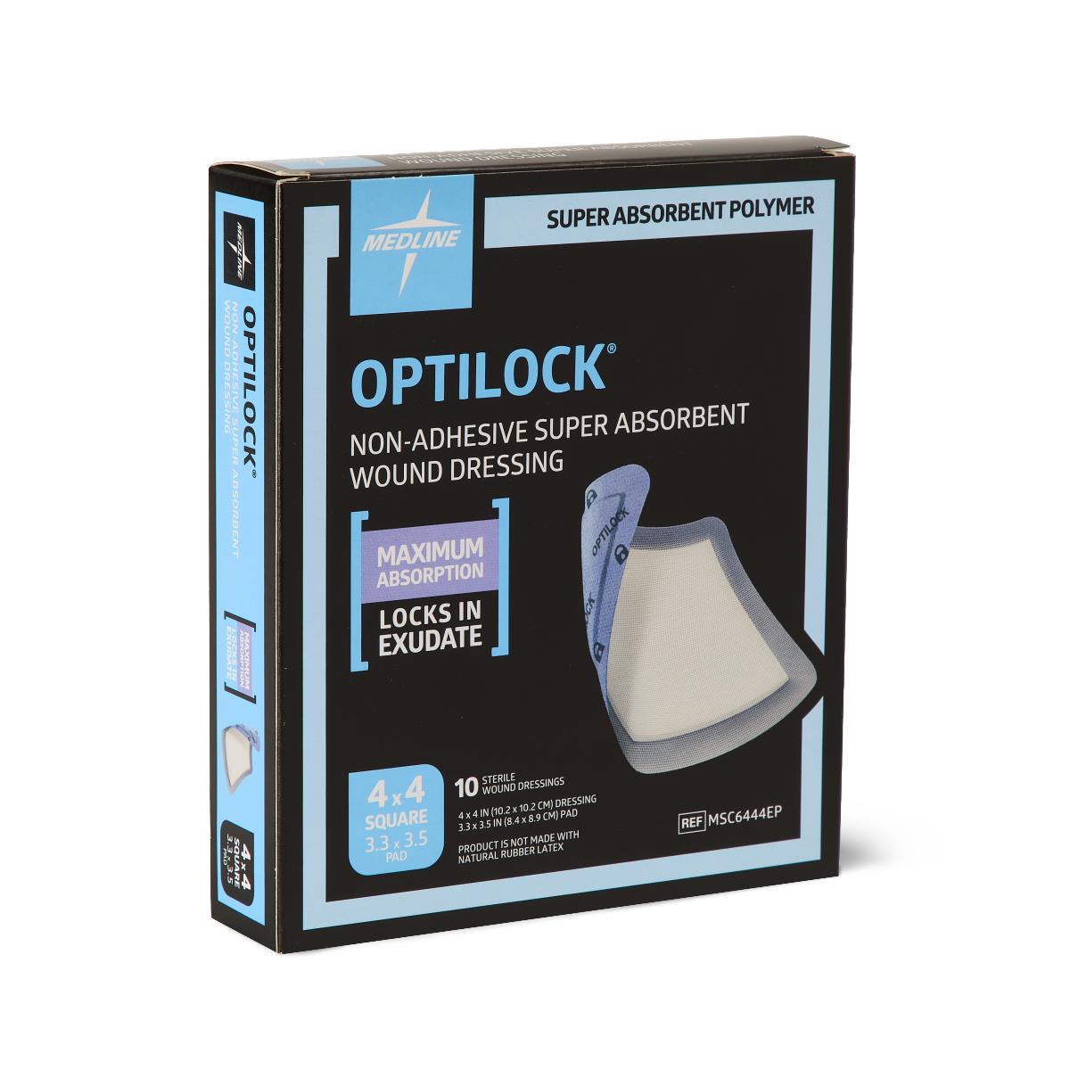 Optilock Non-adhesive Super Absorbent Wound Dressing