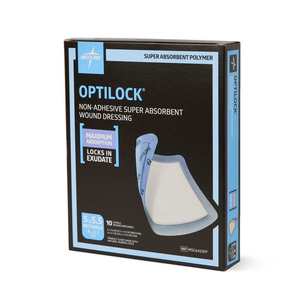 Optilock Non-adhesive Super Absorbent Wound Dressing