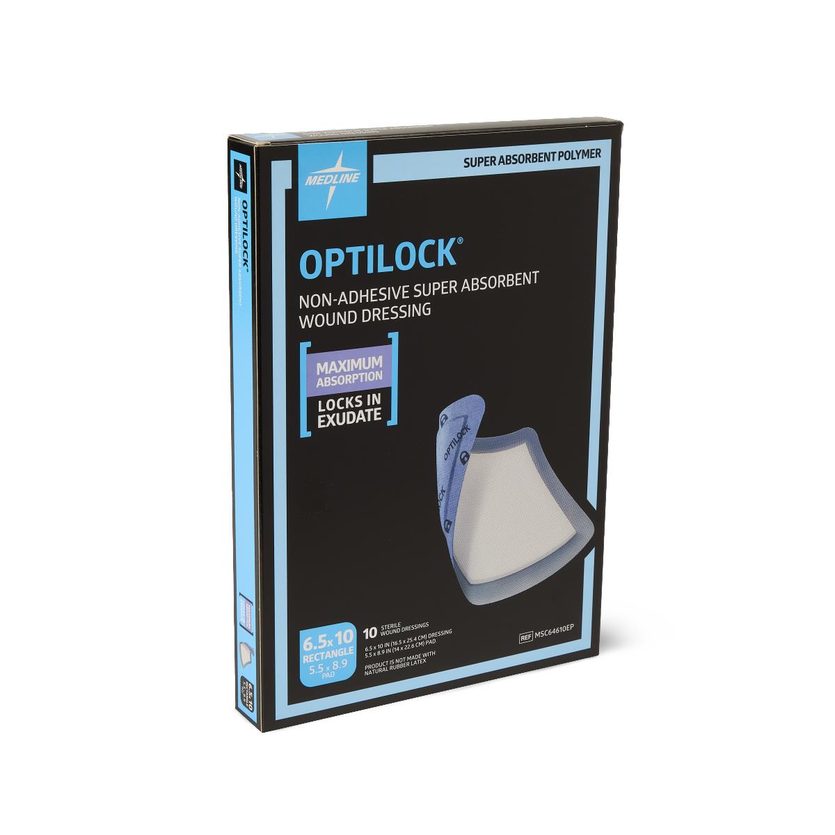 Optilock Non-adhesive Super Absorbent Wound Dressing