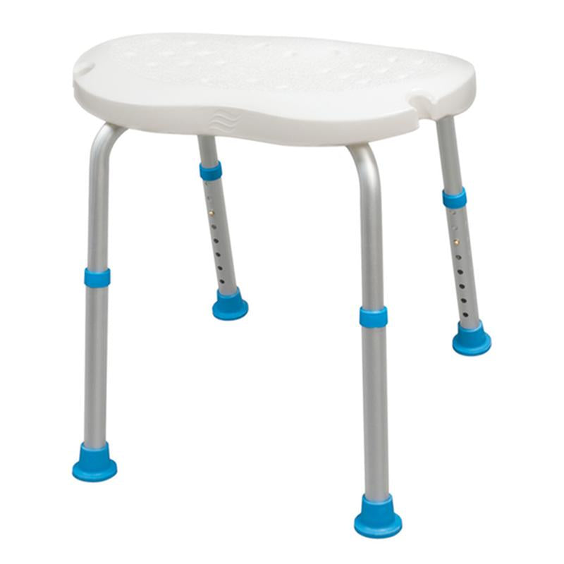 Ea/1 Adjustable Bath And Shower Chair With Non-slip Comfort Seat, White