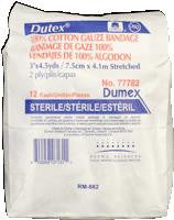 (Pack of 12) Dutex 100% Cotton 2 Ply Conforming Bandage 3In X 4.1Yds
