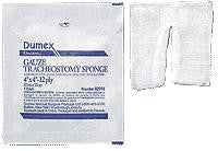 Tracheotomy / Drain Sponge, Woven, 12ply, Size 4in X 4in - Box Of 25 - BeHope