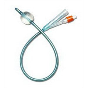 BX/10 SILVERTOUCH 2-WAY SILVER HYDROPHILIC COATED 100% SILICONE FOLEY CATHETER, 16FR 10ML STERILE - BeHope