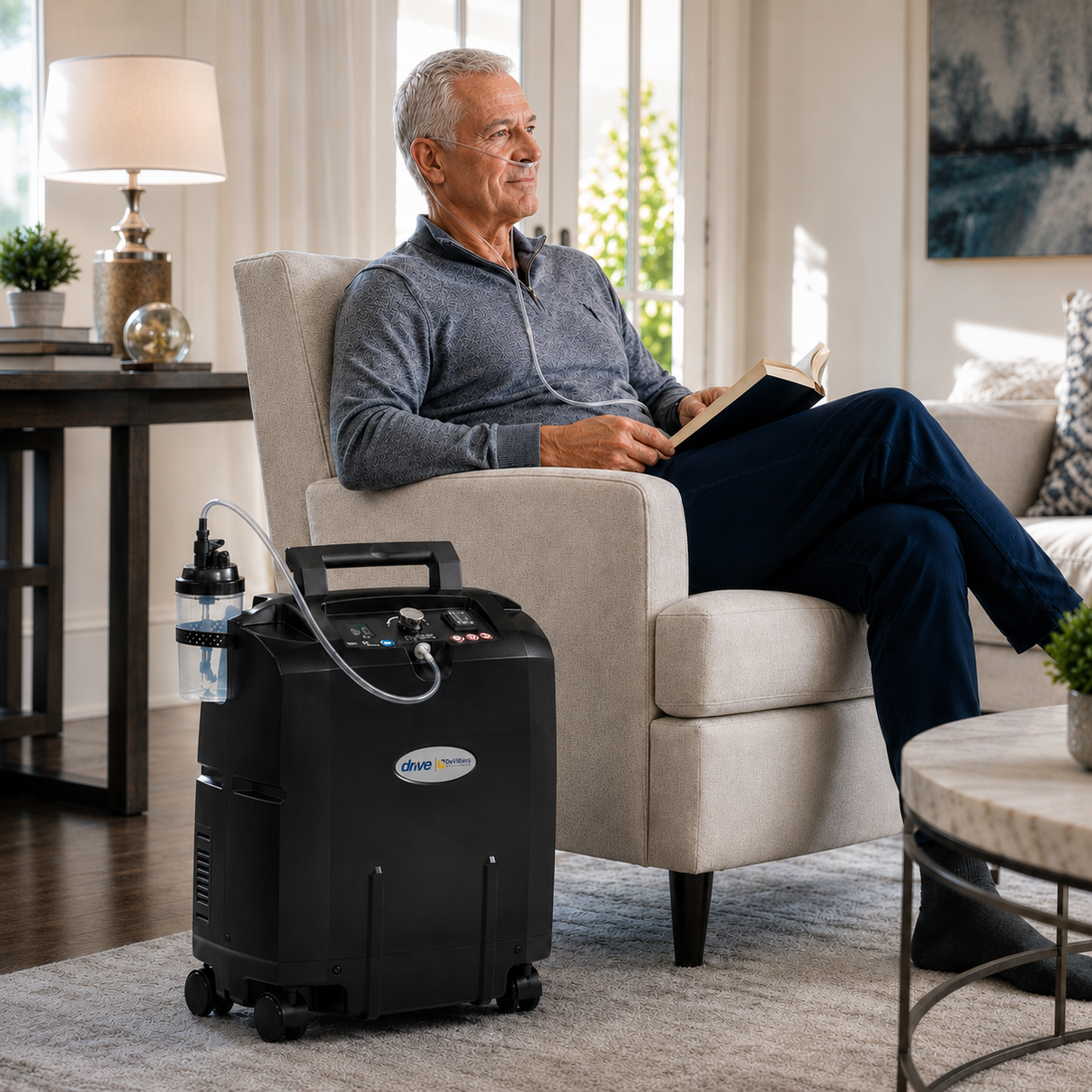 DeVilbiss 5L Compact Oxygen Concentrator (High Performance)
