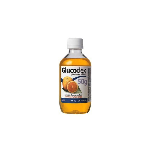 Glucodex 50g Glucose Oral Liquid Solution Orange 300ml - Each - BeHope