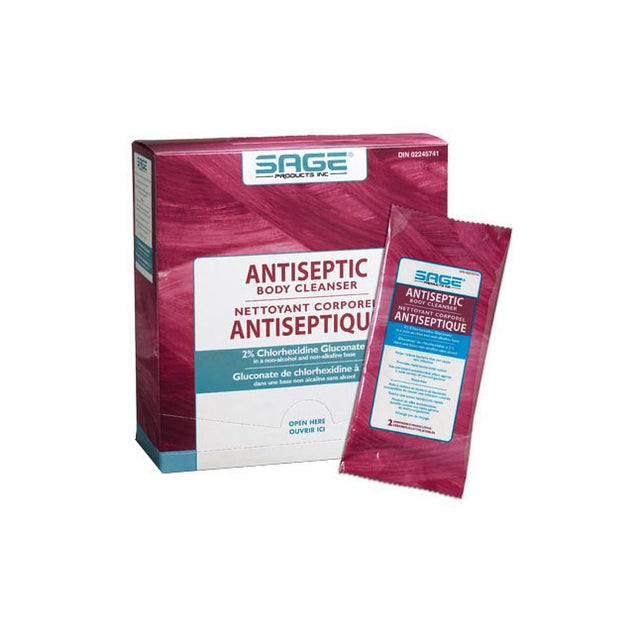 Antiseptic Body Cleanser Washcloth 2% Chg - BeHope