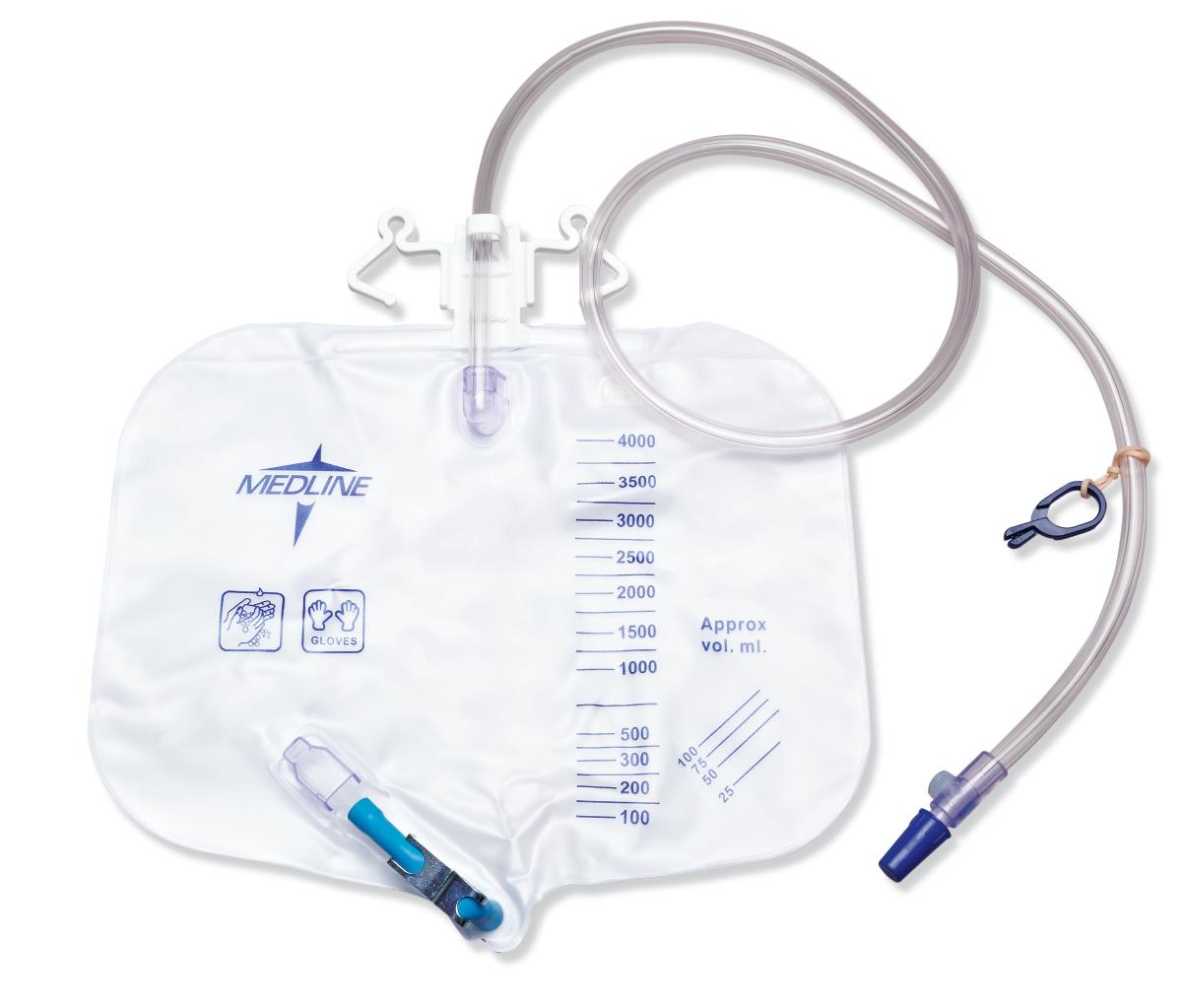 Urinary Drainage Bag 4000ml, W/ Anti-reflux Tower - BeHope