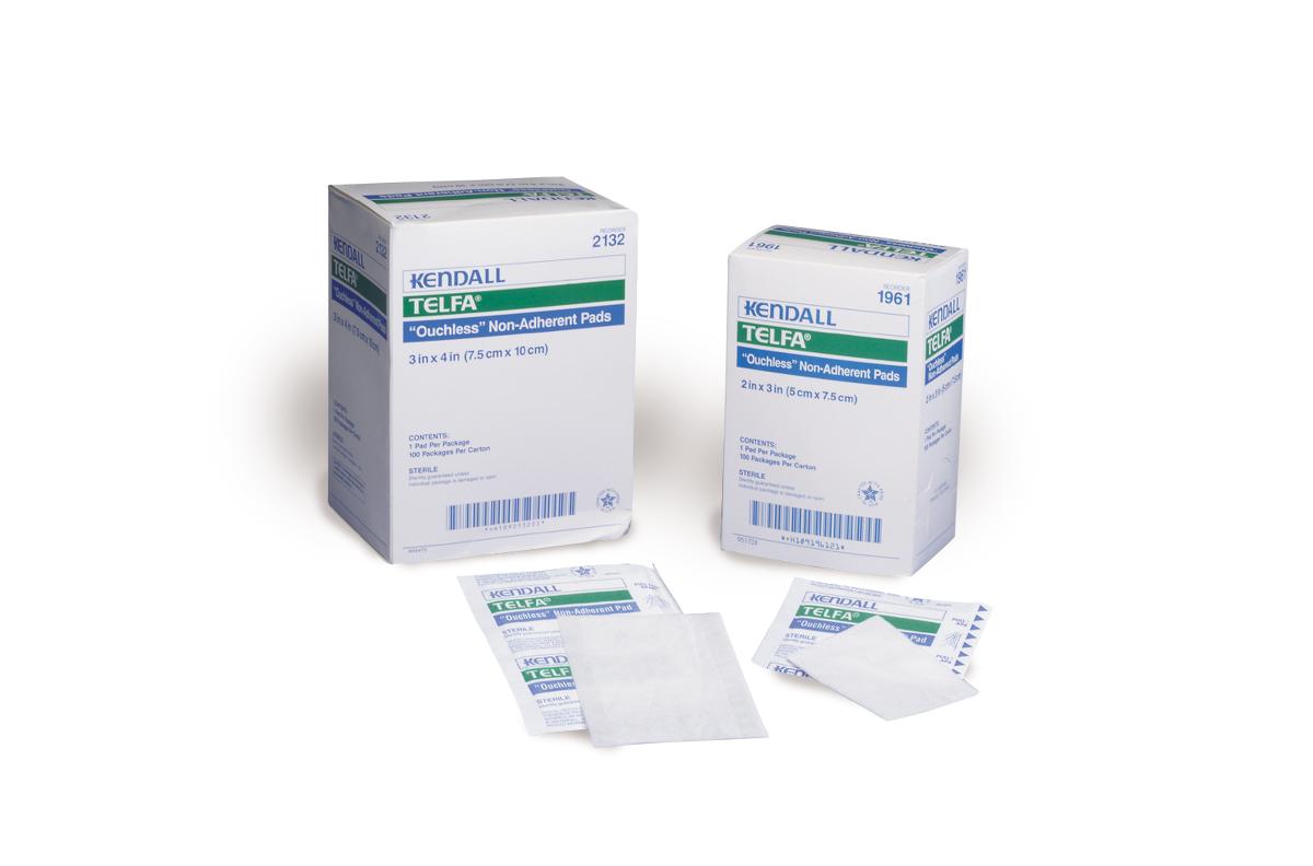 Bx/100 Disposamed Non-Adherent Dressing 3" X 2"
