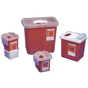 Sharpsafety  Large Volume Sharps Containers 2.2 Quart,Red
