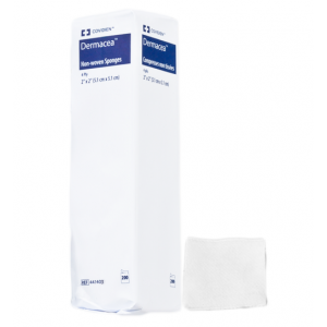 Bx/25 Dermacea Non Woven Sponges, 4 Ply, 2" X 2"