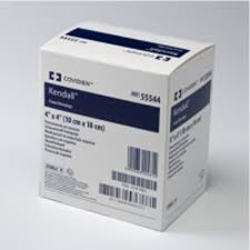 (Boîte de 10) Pansement doux à bordure en mousse, taille 5,5 po x 5,5 po