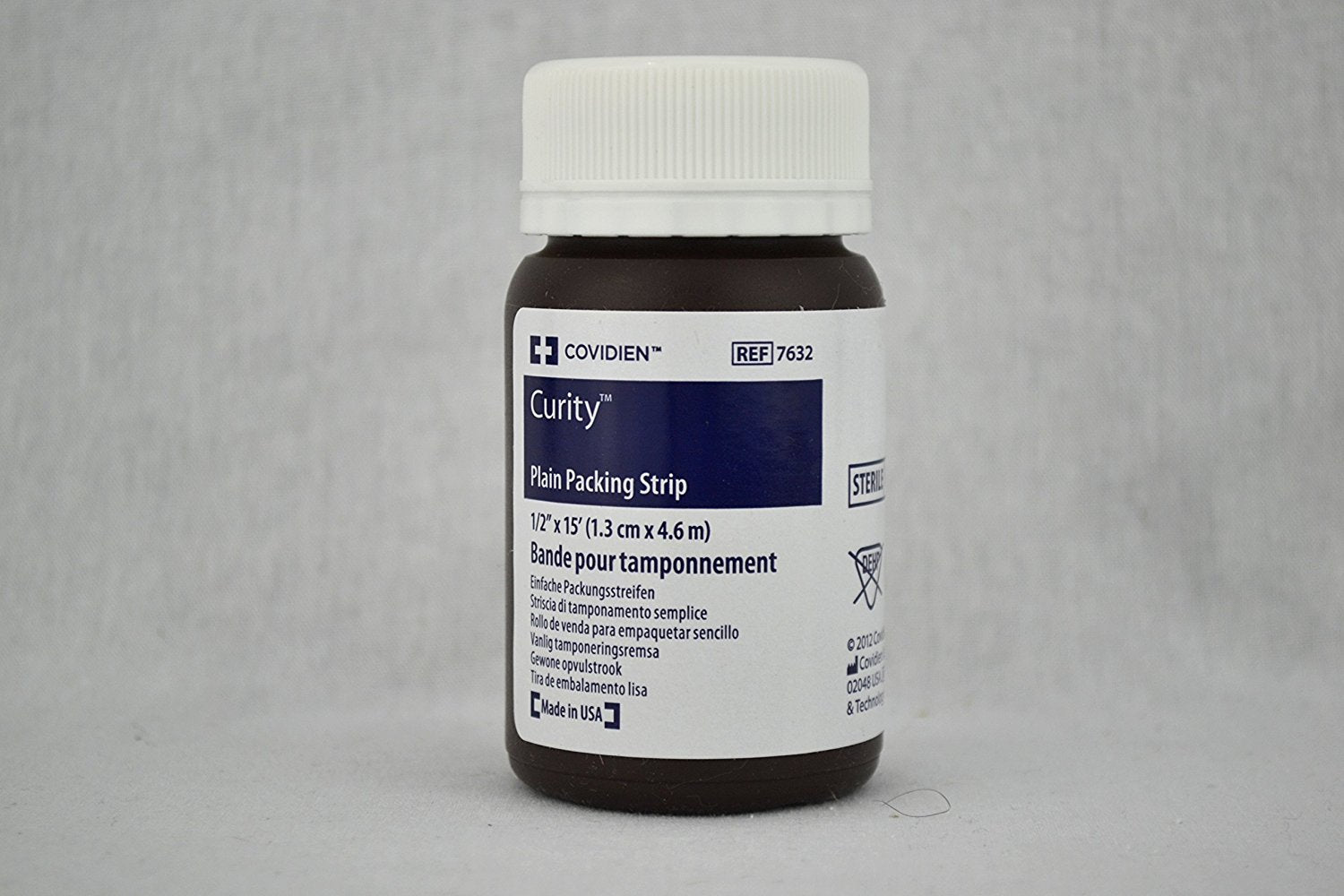 Curity Packing Strips,Plain 1/2" X 5Yds