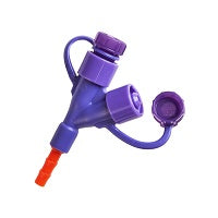 Kangaroo Enfit Y-port/peg Adapter 16fr Non Sterile-orange Polyurethane - BeHope