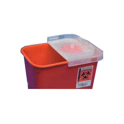 Recycled Sharps Container Red, Sliding Lid, 30l (8gal) - BeHope