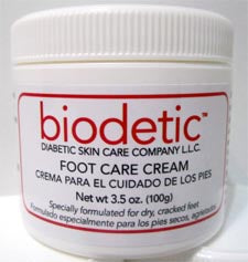 Biodetic Diabetic Foot Cream 100g Jar - BeHope