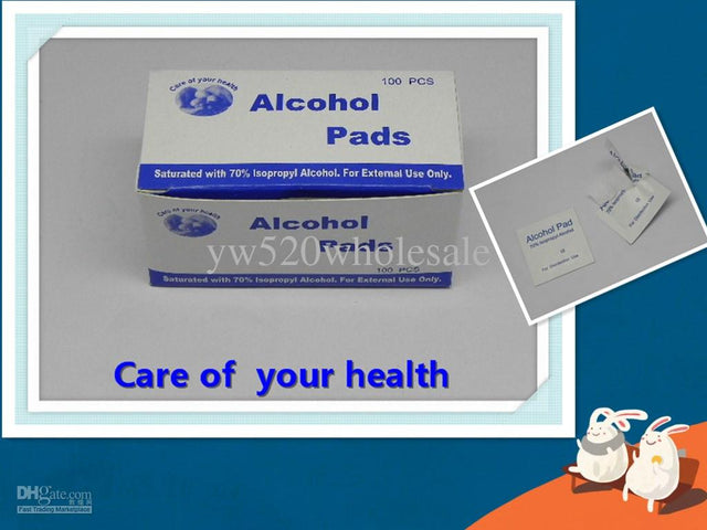 Alcohol Prep Pad 70%, Large - BeHope
