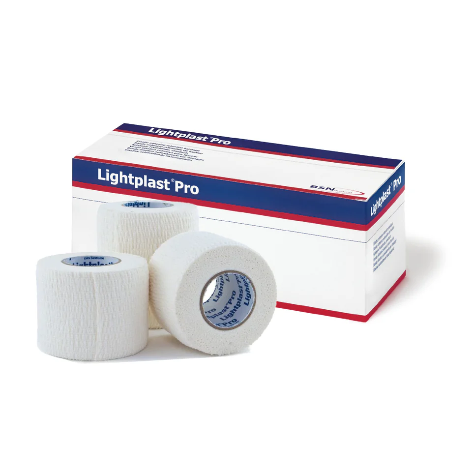 Bx/16 Lightplast Pro Athletic Elastic Adhesive Tape 7.5cm X 4.5m (stretched) - BeHope