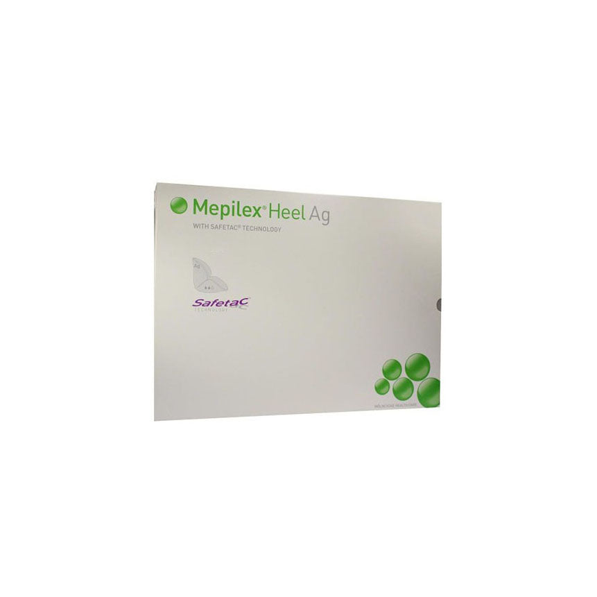 BX/5 MEPILEX HEEL AG DRESSING, 13CM X 20CM - BeHope