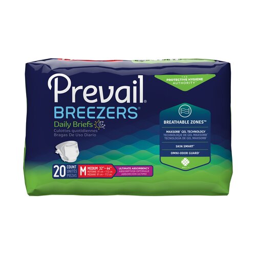 Prevail Breezers Brief Medium Case/80 Each - BeHope
