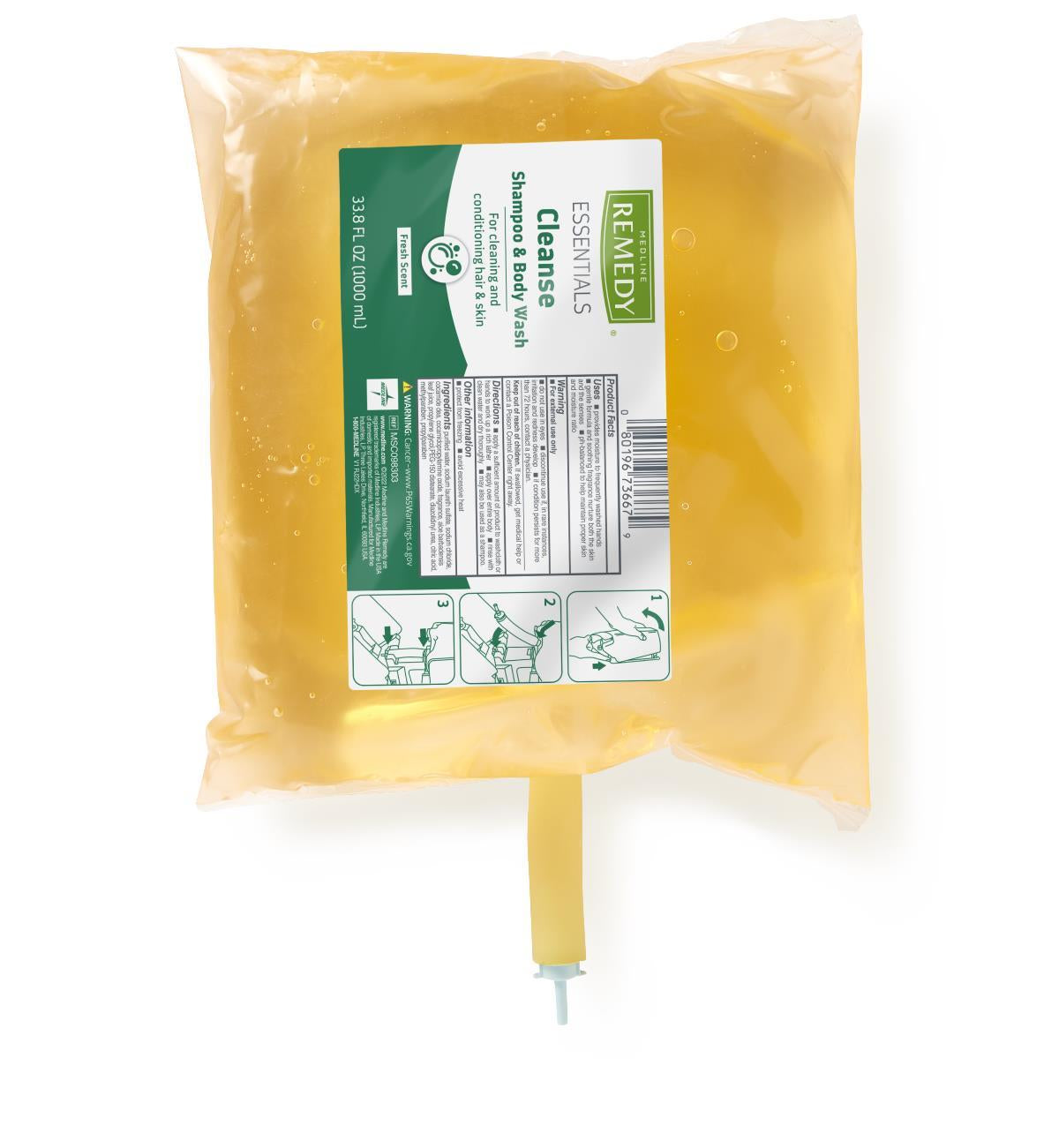 CLEANSING GEL 1000ML DISPENSERBAG