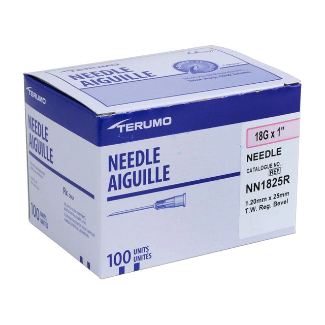 Needle Hypo 18g X 1", Thin Wall - BeHope