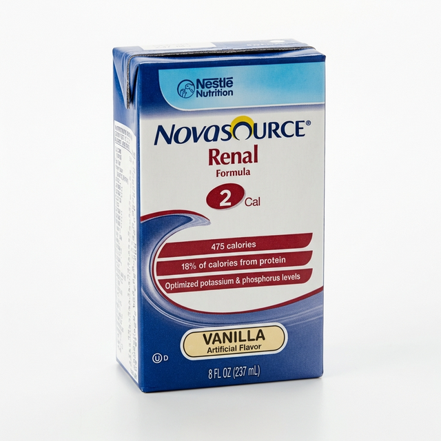 Novasource® Renal Vanilla Nutrition Drink 237 mL (Tetra Prisma) – Case of 24 - BeHope