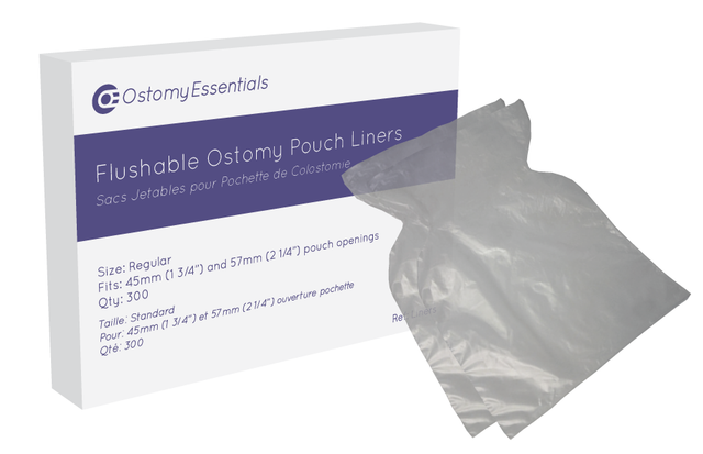 Flushable Pouch Liners, Opening Up To 57mm, Size 14.5cm X 20.5cm - Box Of 100 - BeHope