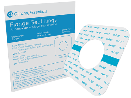 Ostomy Essentials Flange Seal Rings, Size Medium (45mm, 57mm-70mm) - BeHope