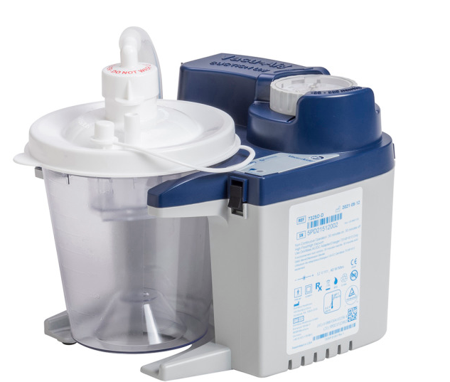 Vacu-aide Suction Machine With Rechargeable Lithium Battery And Internal Filter - Each - BeHope