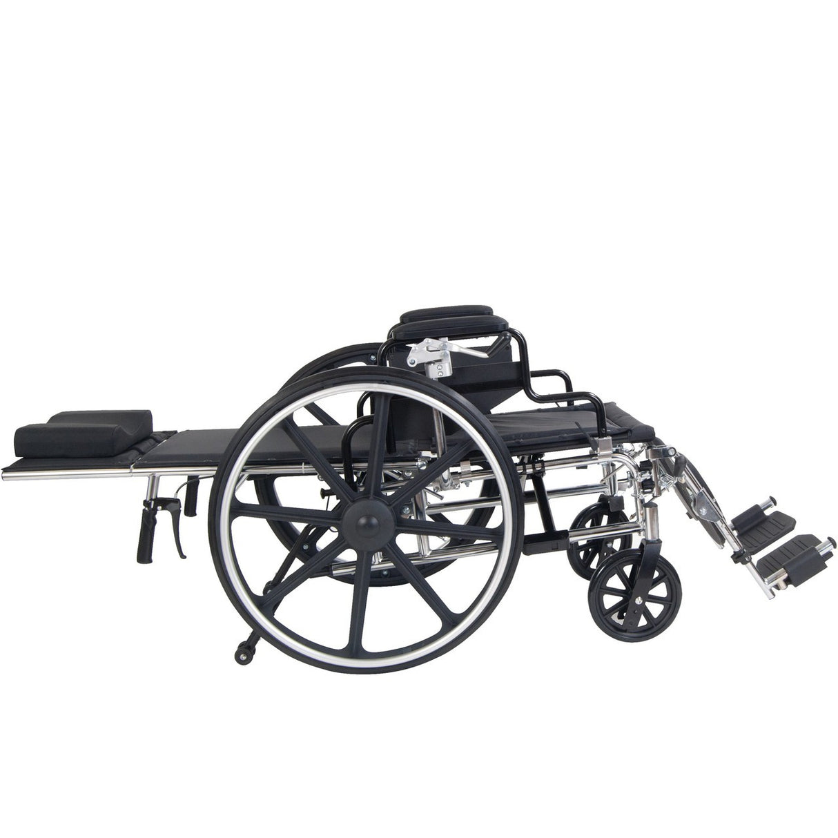 Viper Plus Gt Full Reclining Wheelchair, Detachable Full Arms, 16" Seat - BeHope