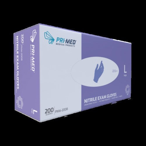 Bx/200 Primatouch Fit Nitrile Gloves, X-small Purple