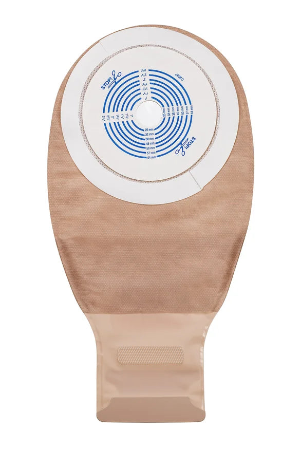 Esteem Body Drainable Pouch Opaque With Window/filter Durahesive Ctf-10-35mm 3.5mm-cd 40mm-tl - Box Of 10 - Behope