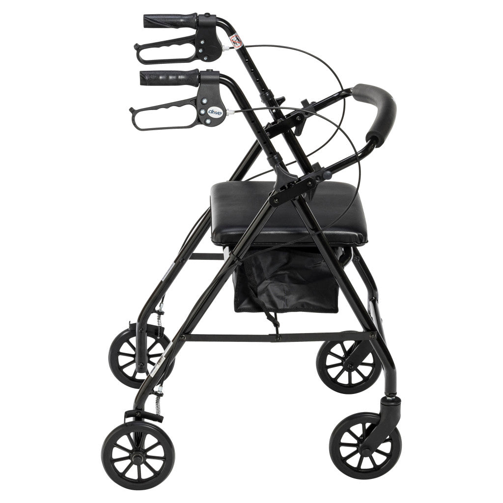 Aluminum Rollator, 6" Casters - BeHope